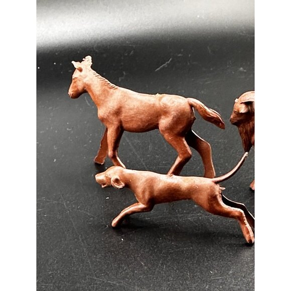 Allstate Marx Happi Time Farm Playset 1959 Auburn Red Horse Goat Dog Tim Mee PPC - Picture 6 of 16